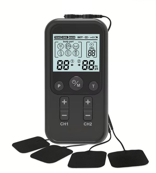 Clear Combo Electrotherapy Device - 6 Treatment Modes - TENS EMS Electrotherapy Device by AERS Medical
