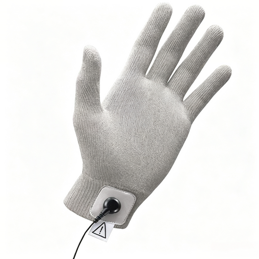 TENS 7000 Conductive Gloves - Adjustable for Men & Women - Professional Rehabilitation Technology by AERS Medica