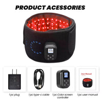 AERS Wearable Red Light Therapy Belt | Infrared Lower Back Pain Relief Wrap