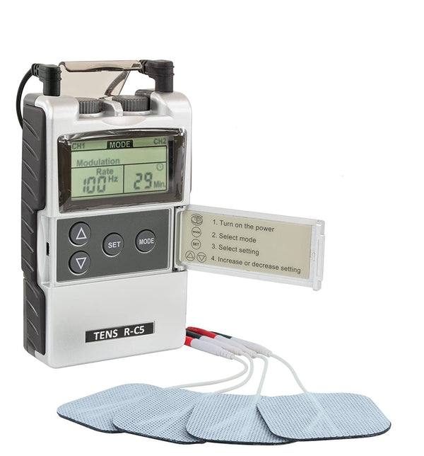 TENS+EMS Electrotherapy Device - Analog Adjustment